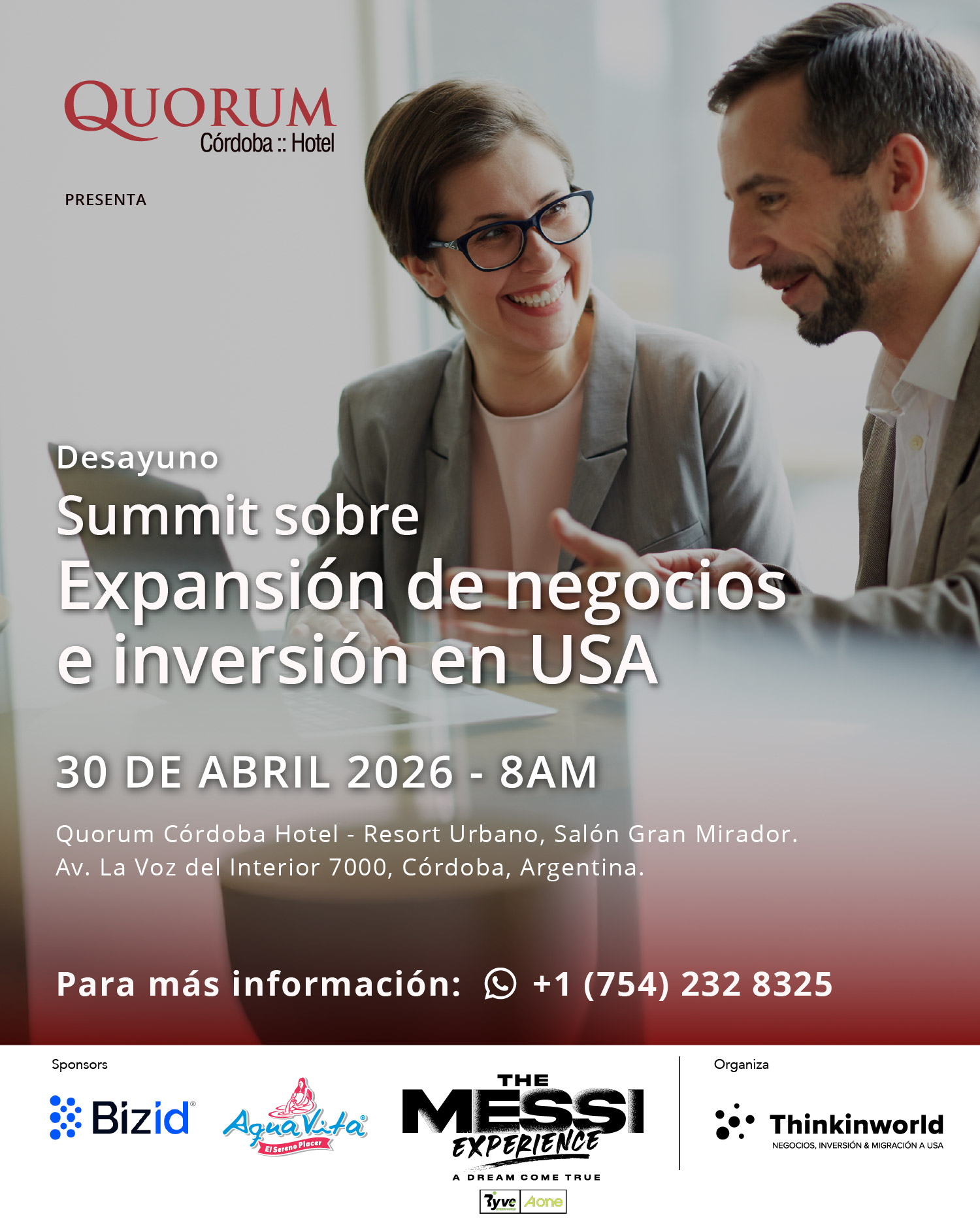 Evento Córdoba - 30 de Abril